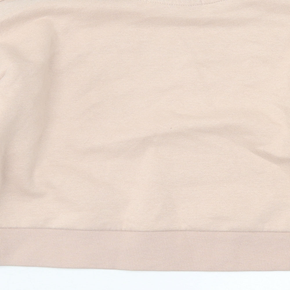 George Girls Pink  Cotton Pullover Sweatshirt Size 10-11 Years  Pullover