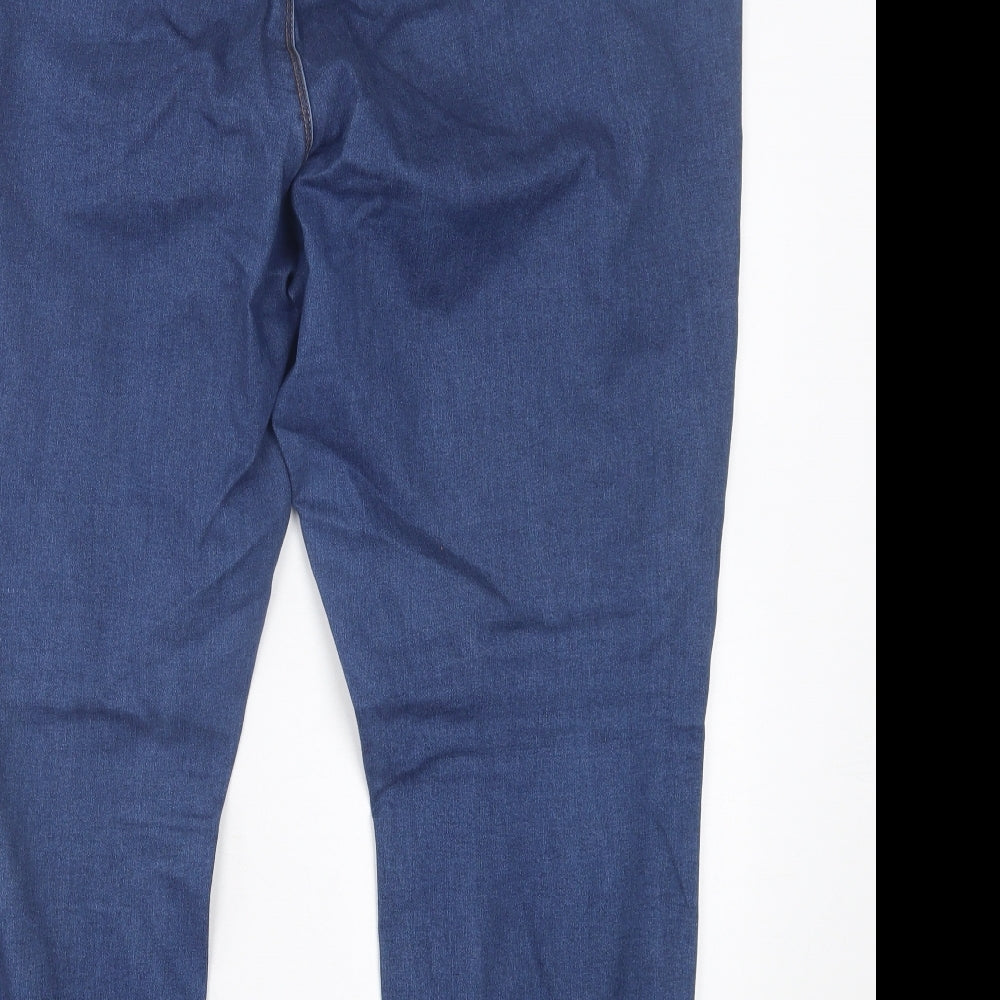 George Womens Blue  Cotton Jegging Trousers Size 2XL L28 in Regular