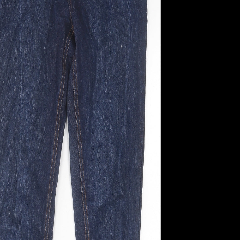 MANTARAY PRODUCTS Womens Black  Cotton Straight Jeans Size 12 L31 in Regular Button