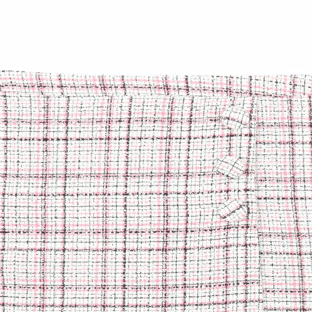 Primark Womens Multicoloured Plaid Polyester Pleated Skirt Size 16