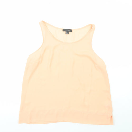 Primark  Womens Pink  Polyester Basic Tank Size 14 Scoop Neck
