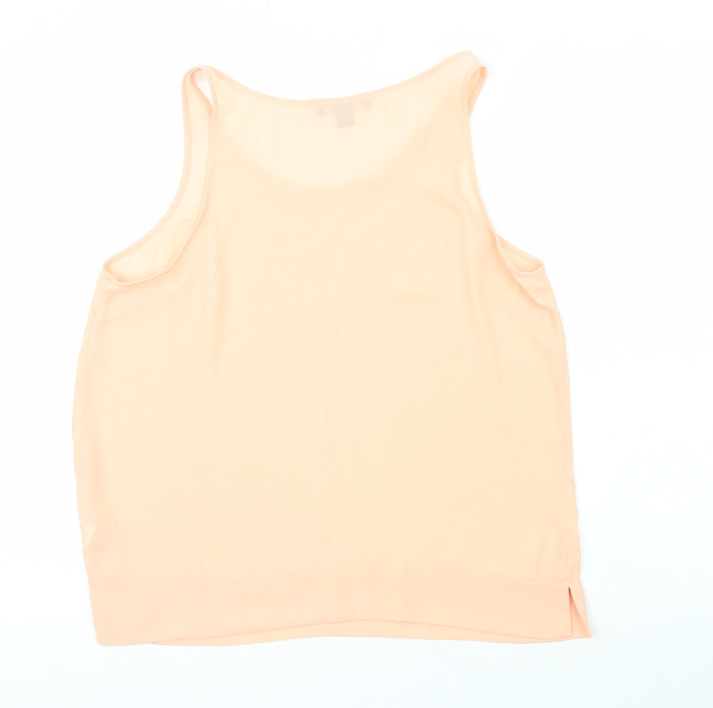 Primark  Womens Pink  Polyester Basic Tank Size 14 Scoop Neck