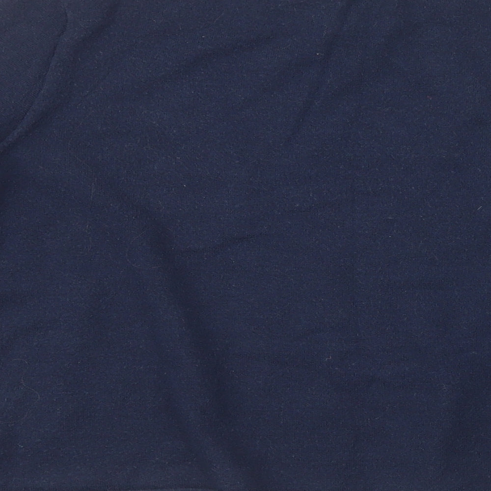 TU Womens Blue  Viscose Pullover Sweatshirt Size 14