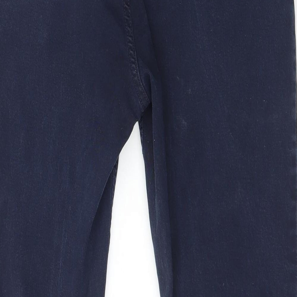 Soviet Mens Blue  Cotton Trousers  Size 34 L26 in Regular