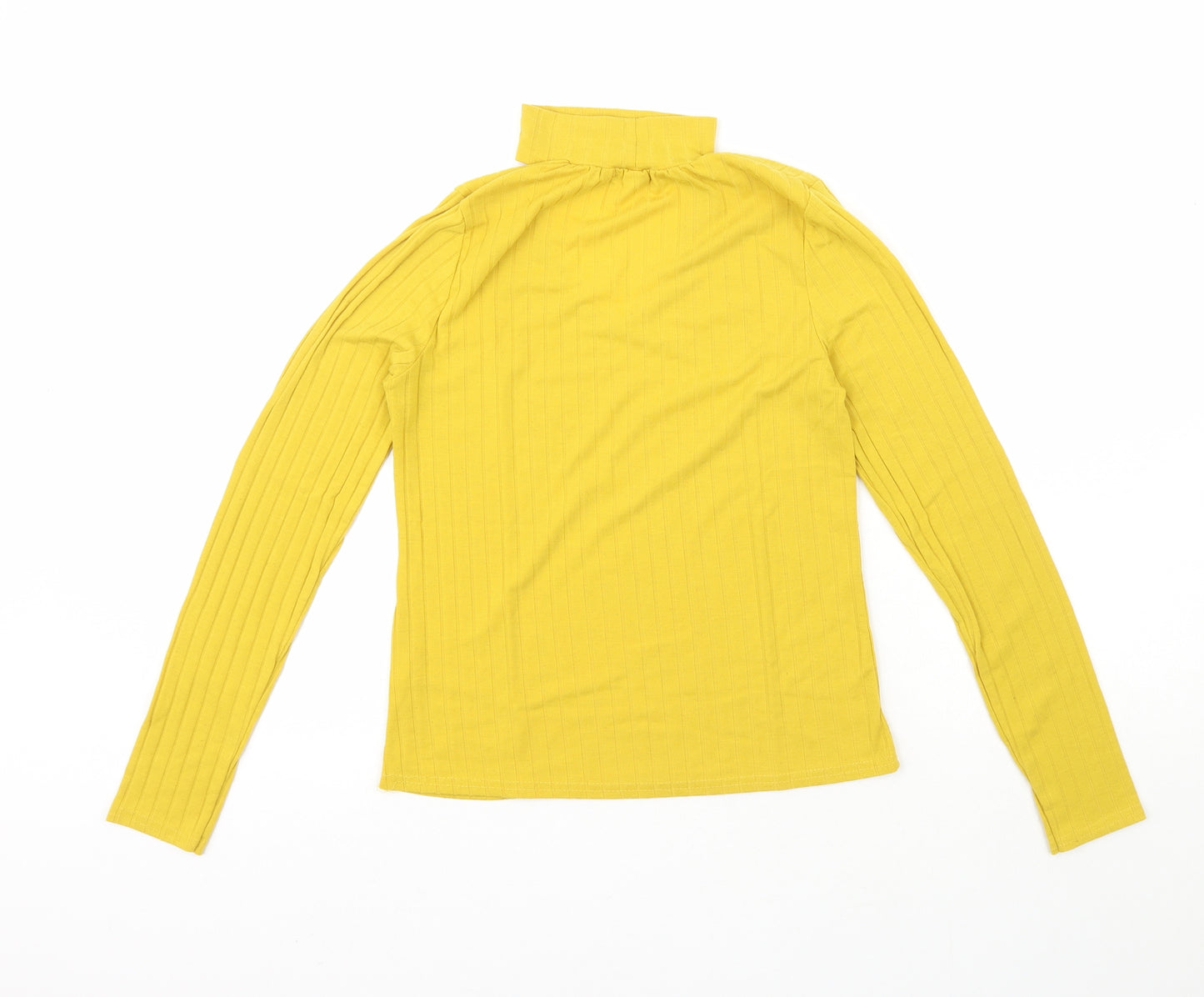 Chemistry  Womens Yellow  Polyester Pullover Sweatshirt Size 12