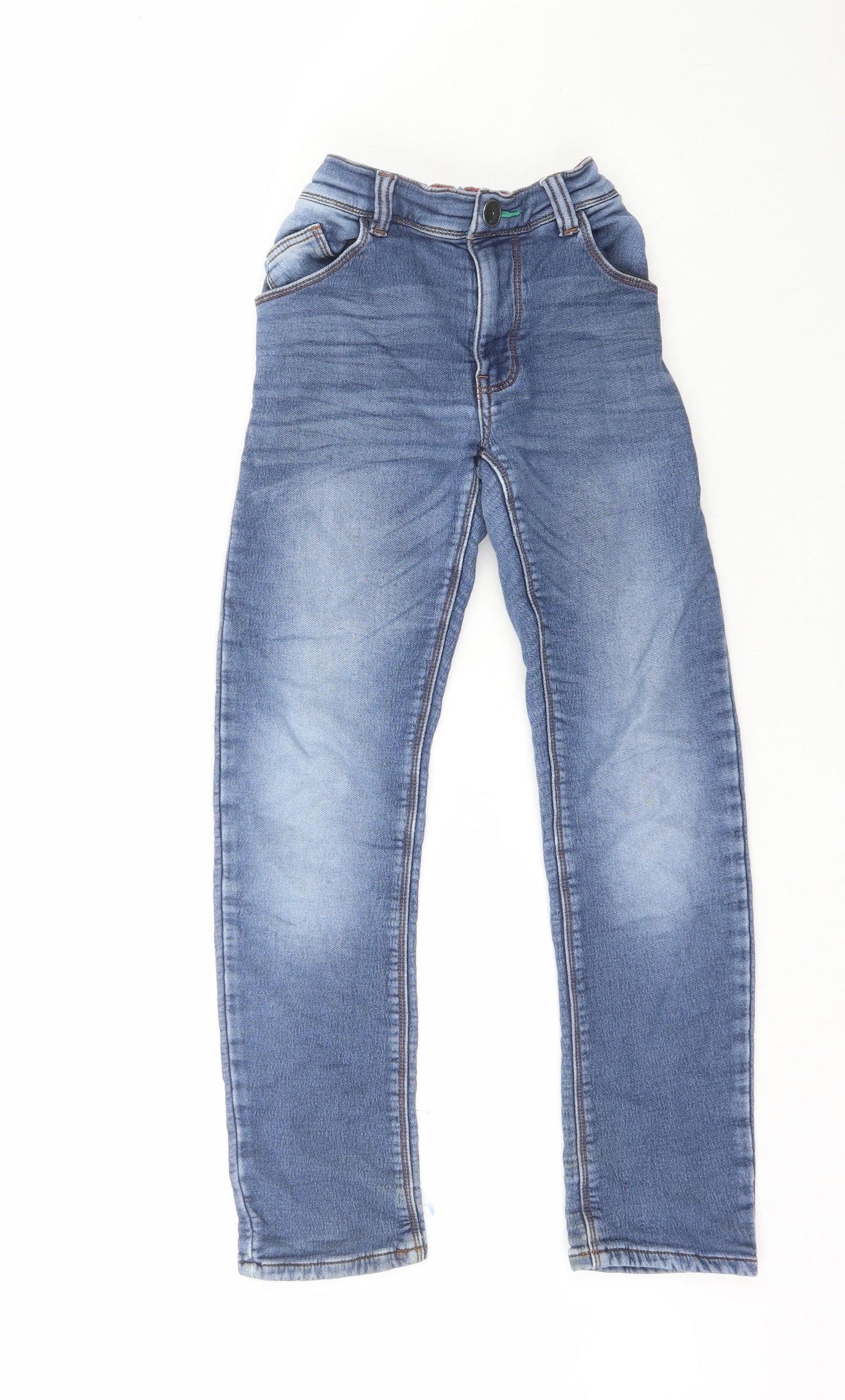 Next  Boys Blue  Cotton Straight Jeans Size 11 Years  Regular