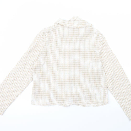 SheIn Womens Ivory   Jacket  Size 14