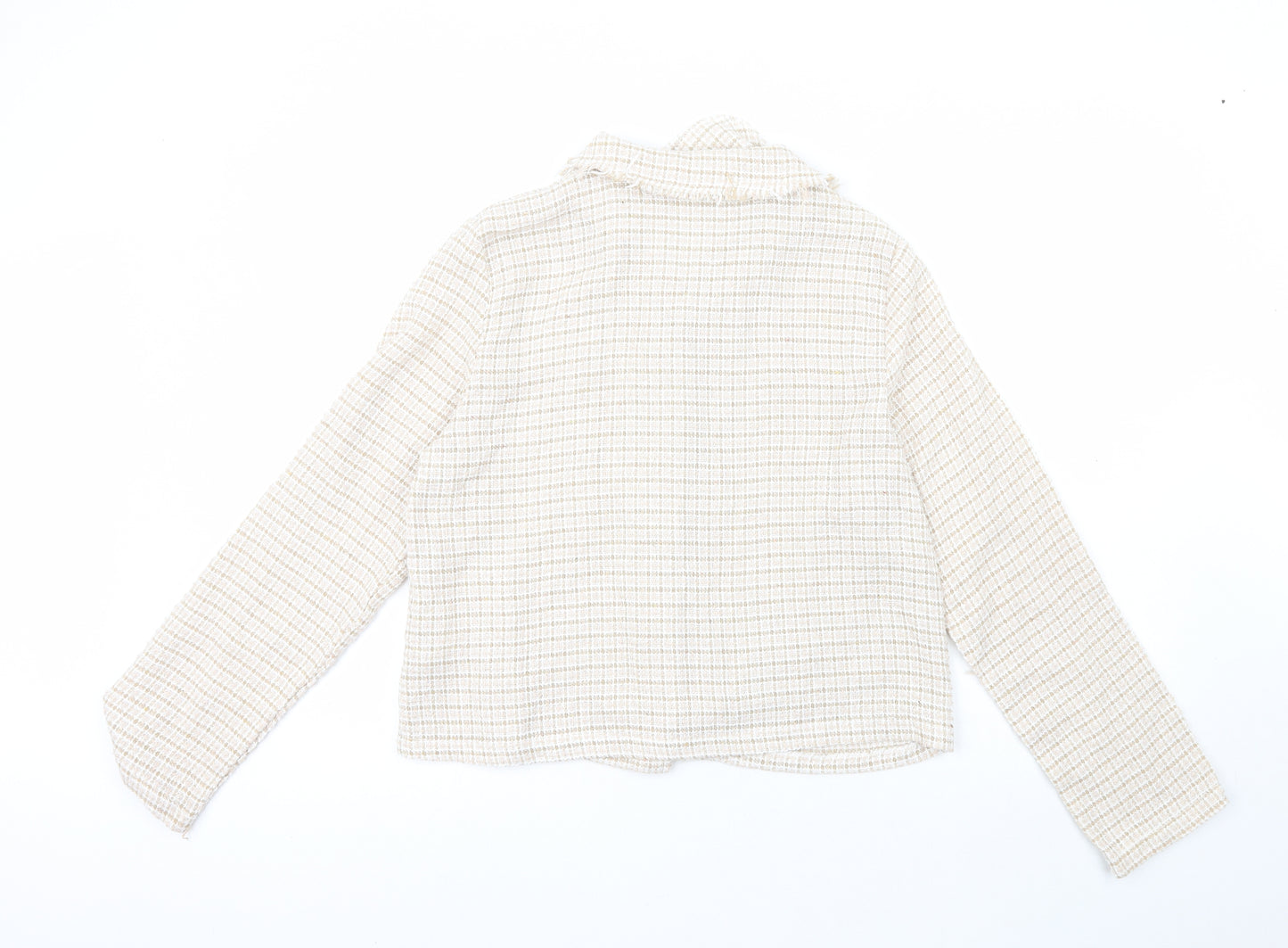 SheIn Womens Ivory   Jacket  Size 14