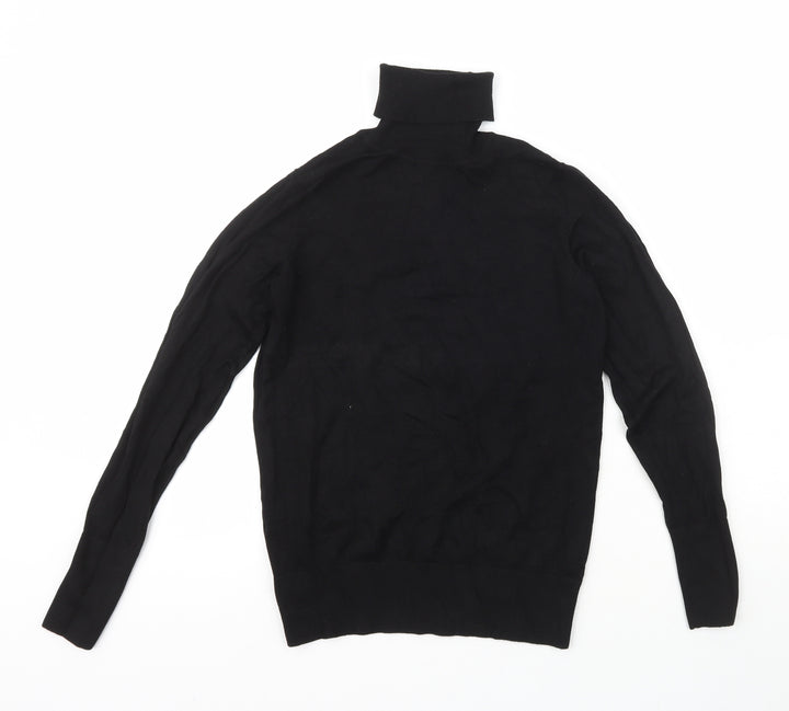 Dunnes Womens Black Viscose Pullover Sweatshirt Size M
