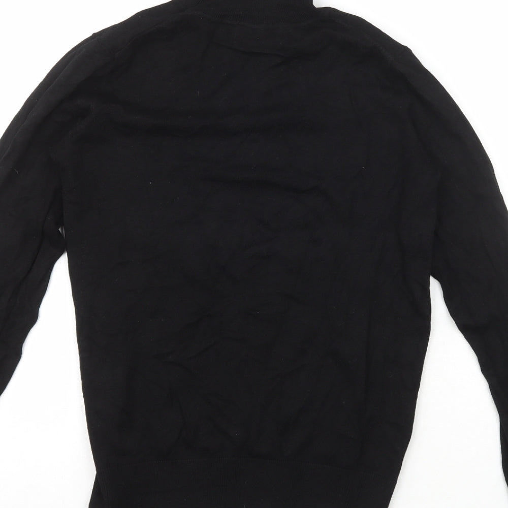 Dunnes  Womens Black  Viscose Pullover Sweatshirt Size M