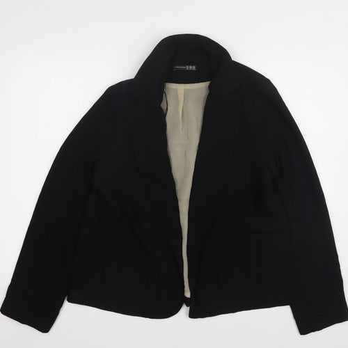 Atmosphere Womens Black  Polyester Jacket Blazer Size 18