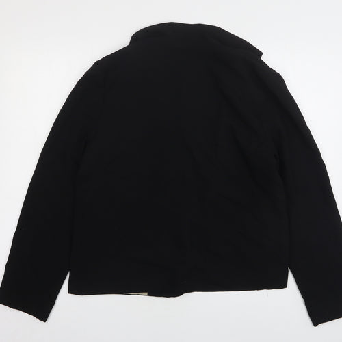 Atmosphere Womens Black  Polyester Jacket Blazer Size 18