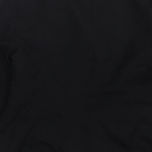 Essentials  Womens Black  Polyester Jacket Suit Jacket Size 12