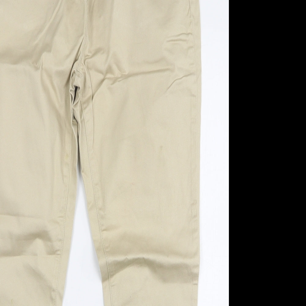 YesYes Womens Beige  Cotton Jegging Jeans Size 18 L29 in Regular
