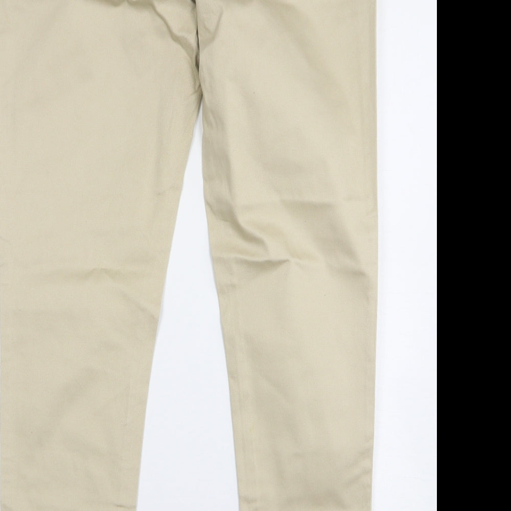 YesYes Womens Beige  Cotton Jegging Jeans Size 18 L29 in Regular