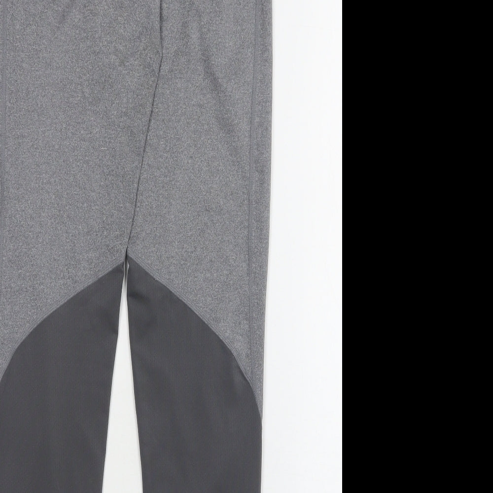 Nike Womens Grey  Polyester Compression Leggings Size M L29 in Regular