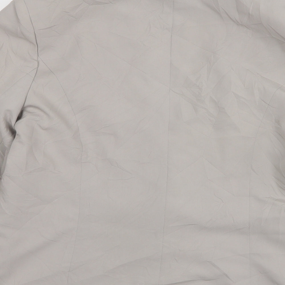 Atmosphere Womens Grey  Polyester Jacket Suit Jacket Size 20