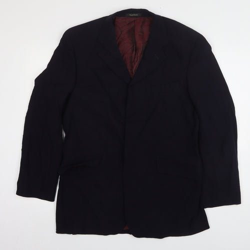 Hyphen  Mens Blue  Wool Jacket Suit Jacket Size 40