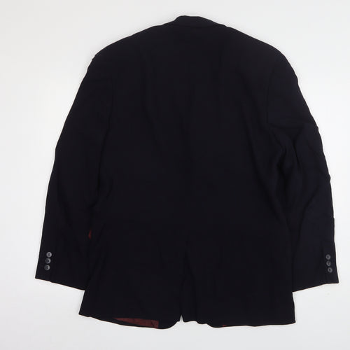 Hyphen  Mens Blue  Wool Jacket Suit Jacket Size 40