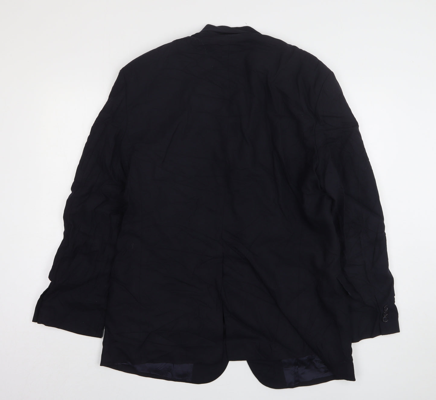 Reiss Mens Blue  Polyester Jacket Suit Jacket Size 44