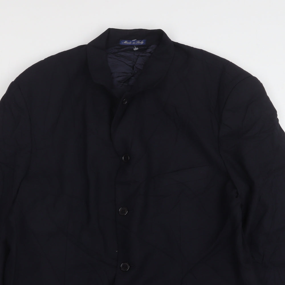 Reiss Mens Blue  Polyester Jacket Suit Jacket Size 44