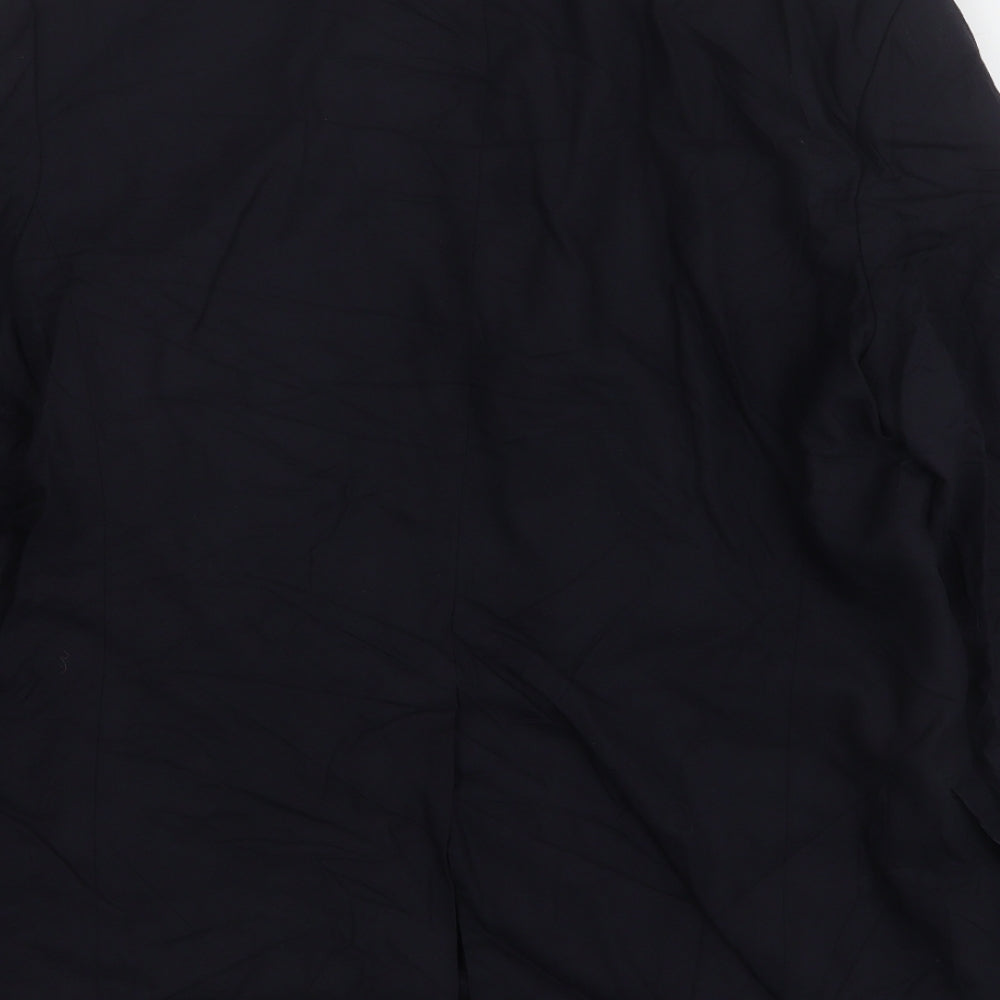 Reiss Mens Blue  Polyester Jacket Suit Jacket Size 44