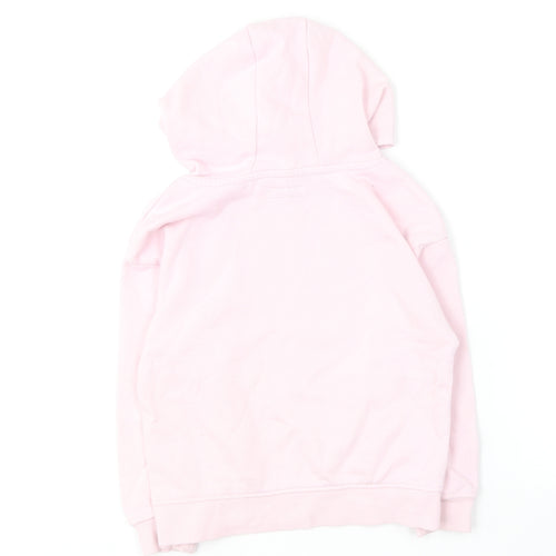 Primark Girls Pink  Cotton Pullover Hoodie Size 6-7 Years   - Unicorn
