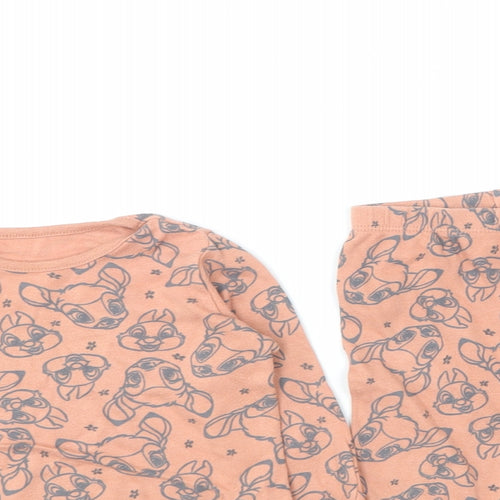 George Baby Orange Geometric Cotton Cami Pyjama Set Size 6-9 Months   - Bambi