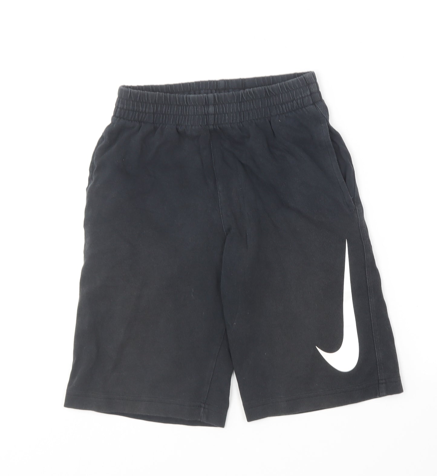Nike Boys Blue  Cotton Sweat Shorts Size 8-9 Years  Regular