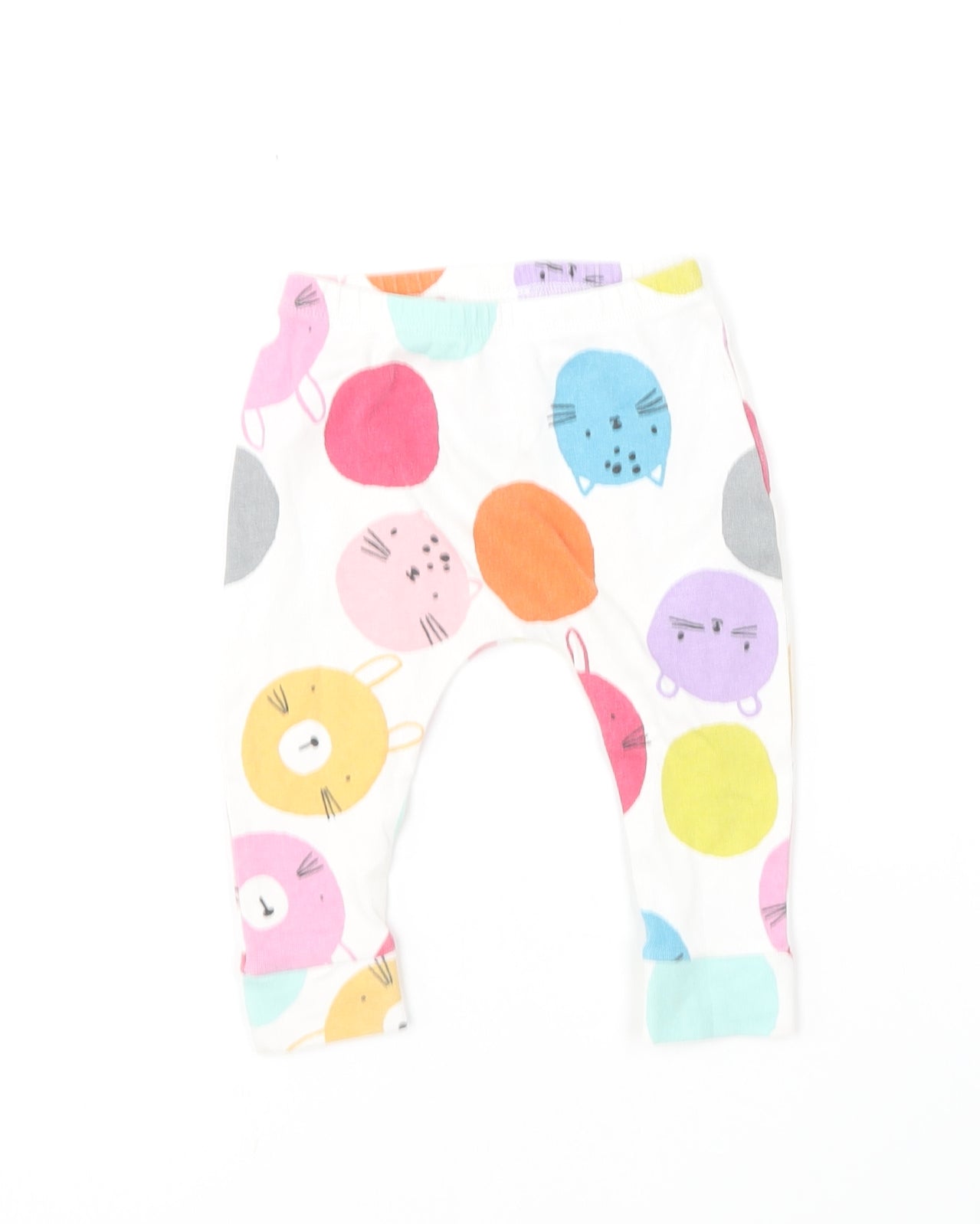 NEXT Baby Multicoloured  Cotton Jogger Leggings Size 6-9 Months