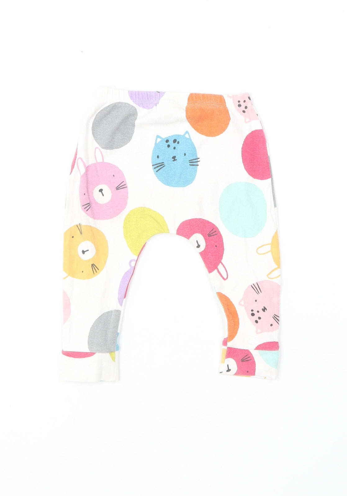 NEXT Baby Multicoloured  Cotton Jogger Leggings Size 6-9 Months