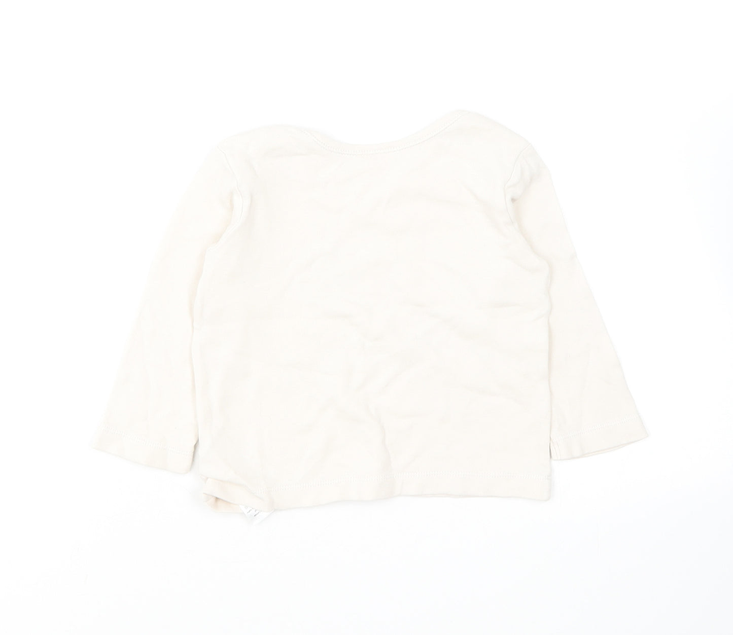 George Baby Beige Solid Cotton Cami Pyjama Top Size 9-12 Months   - Winnie The Pooh