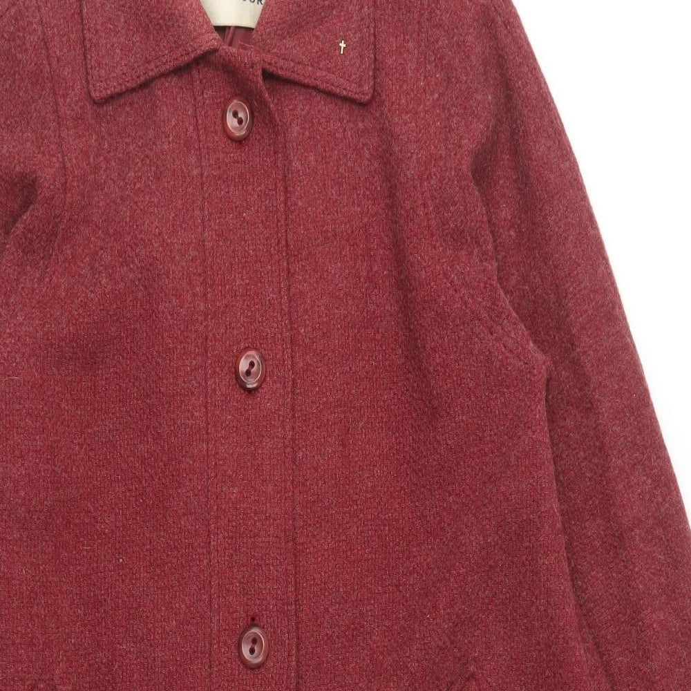 Windsmoor Womens Red   Overcoat Coat Size 12