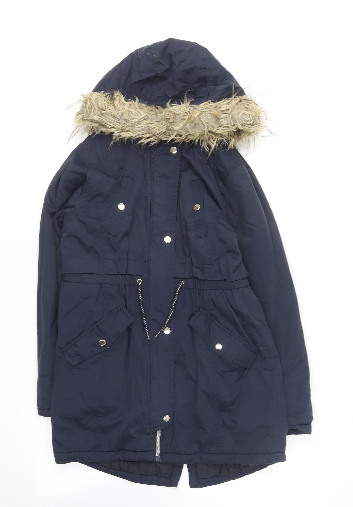 Very Girls Blue   Parka Coat Size 13 Years