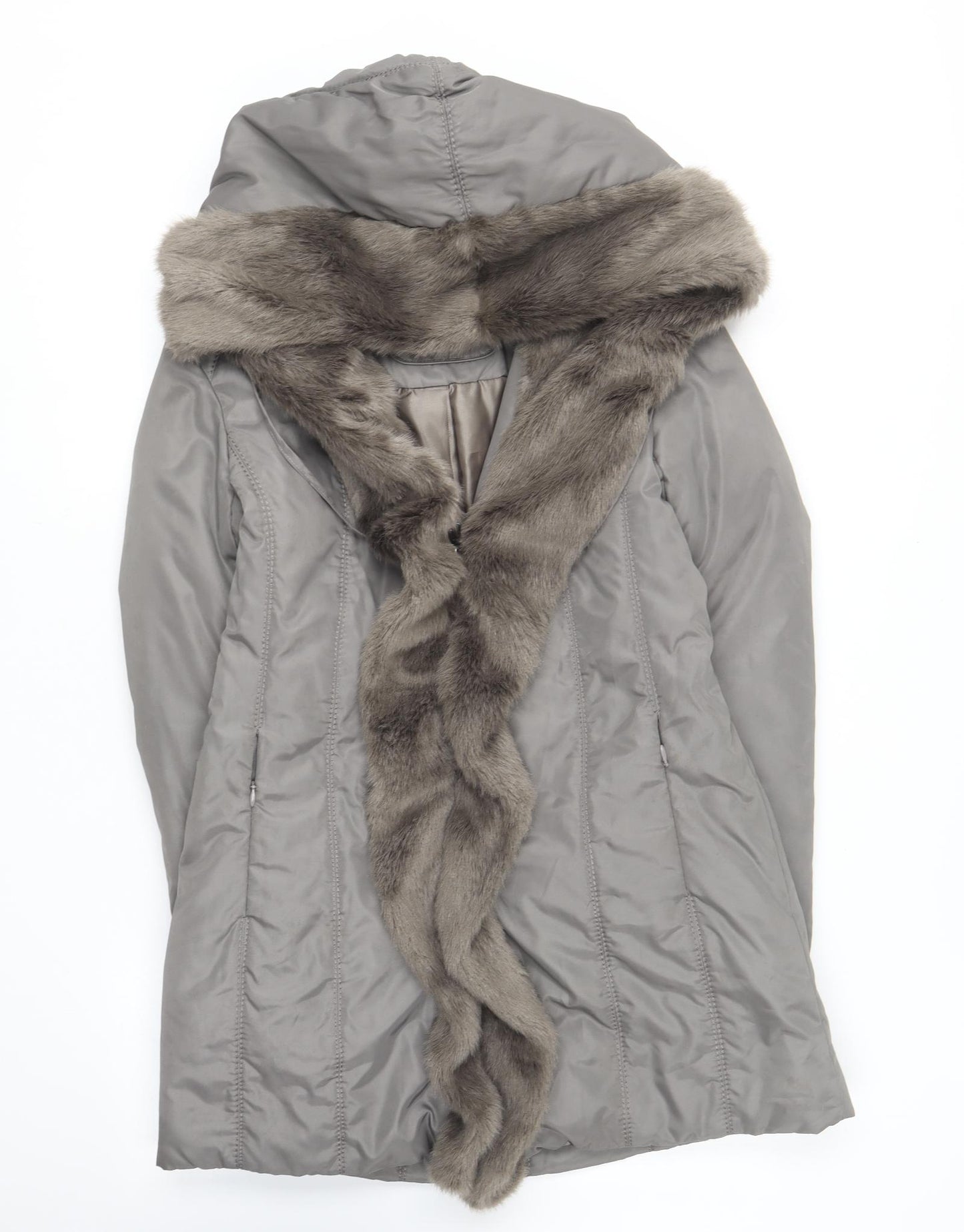 Fenn Wright Manson Womens Grey   Jacket Coat Size 10