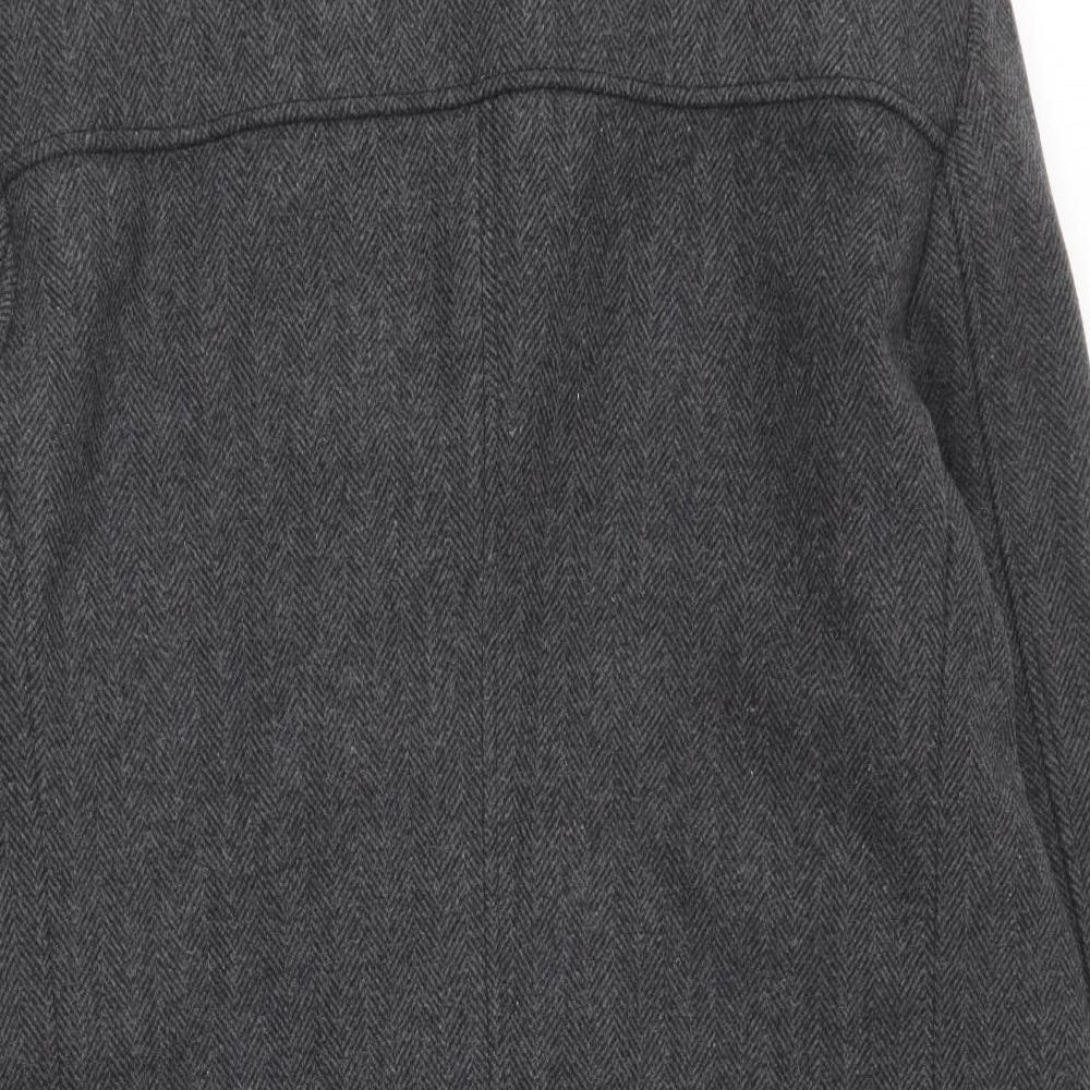 Cedar Wood State Mens Grey   Overcoat Coat Size XL