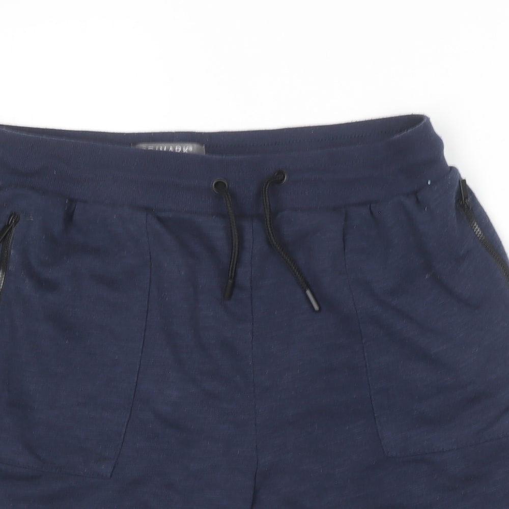 Primark Mens Blue  Polyester Sweat Shorts Size M L7 in Regular