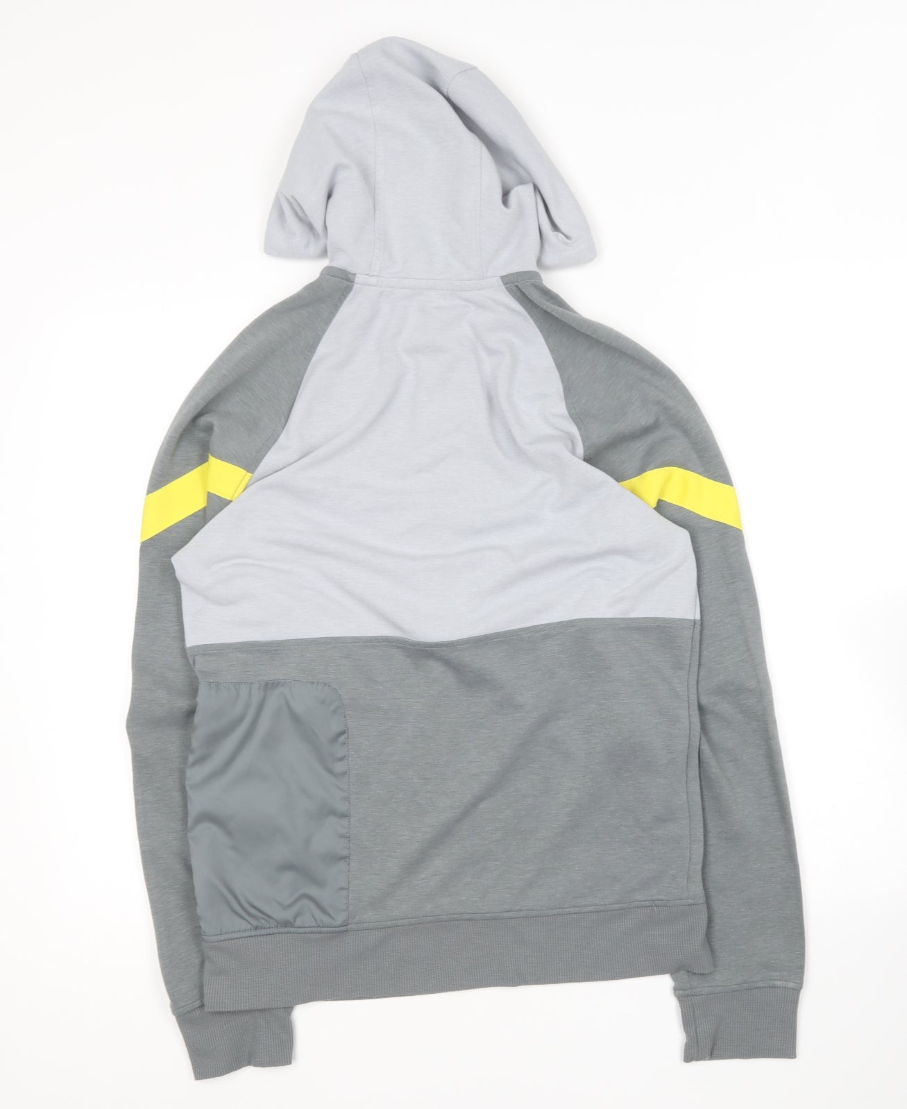 Nike Mens Grey  Polyester Full Zip Hoodie Size S   - LFC