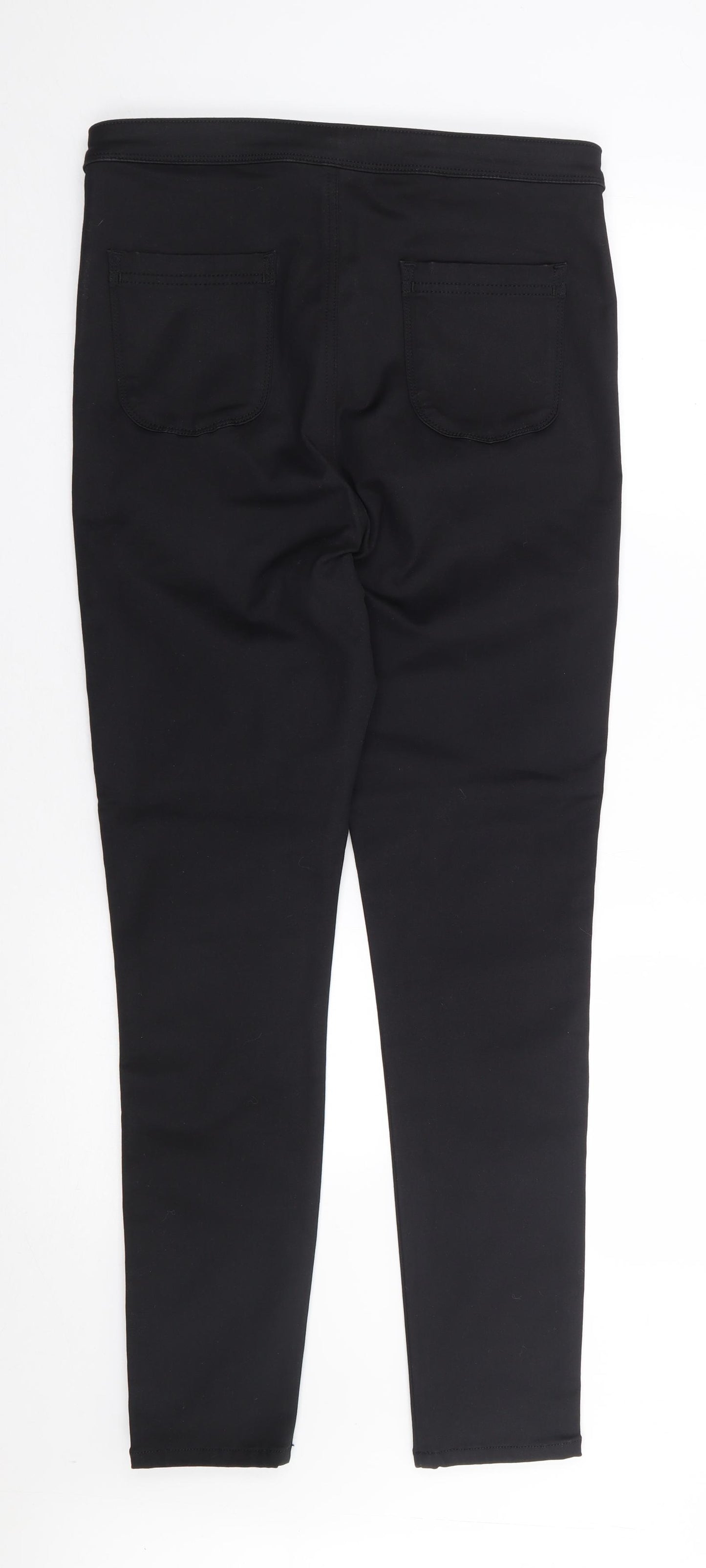 ASOS Womens Black  Cotton Skinny Jeans Size 32 L32 in Regular Zip