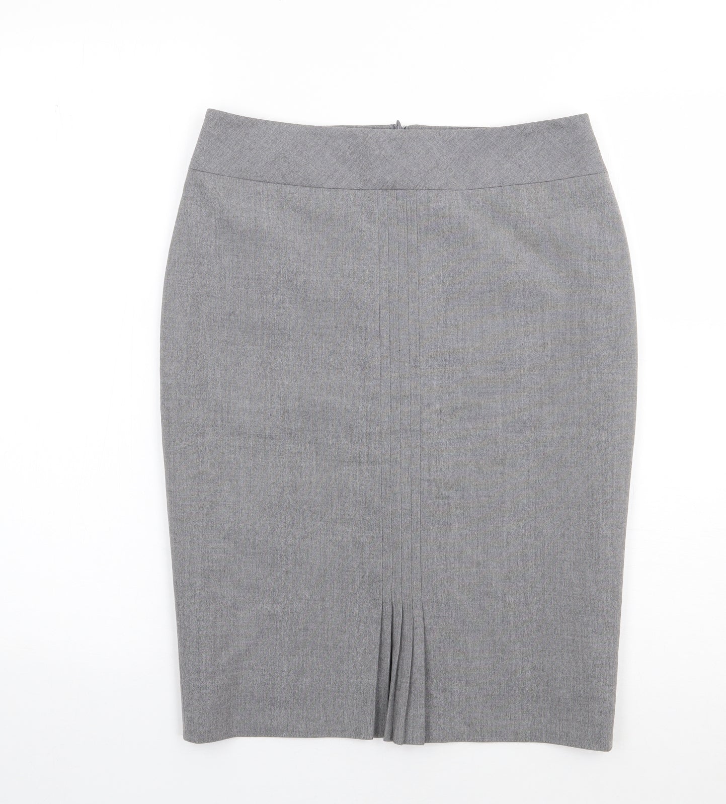 Profito Advantage Womens Grey  Polyester Straight & Pencil Skirt Size 16   Zip