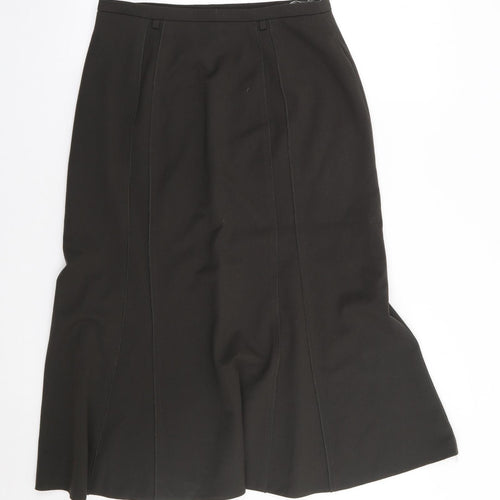 Gerry Weber Womens Green  Polyester Flare Skirt Size 28   Zip
