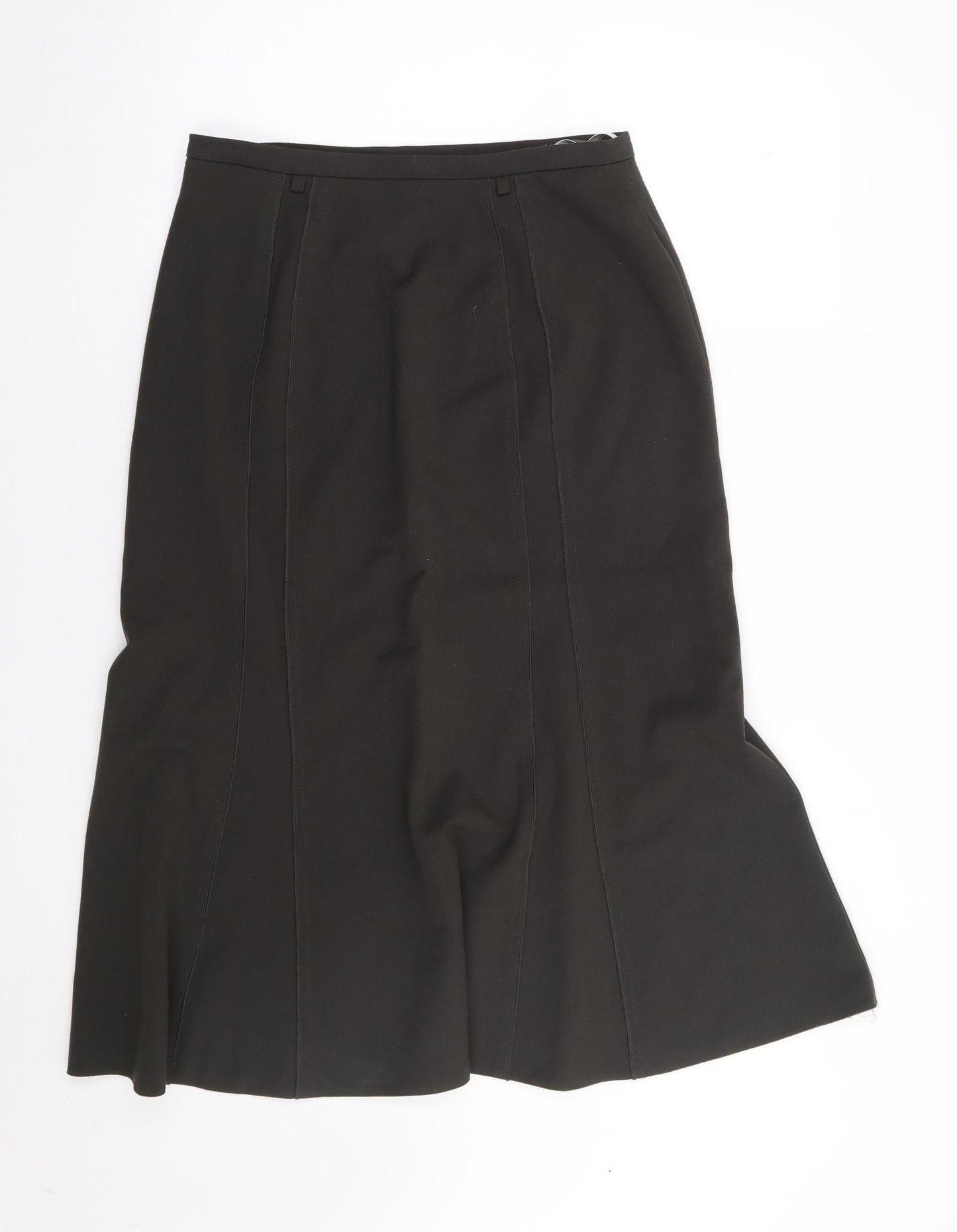 Gerry Weber Womens Green  Polyester Flare Skirt Size 28   Zip