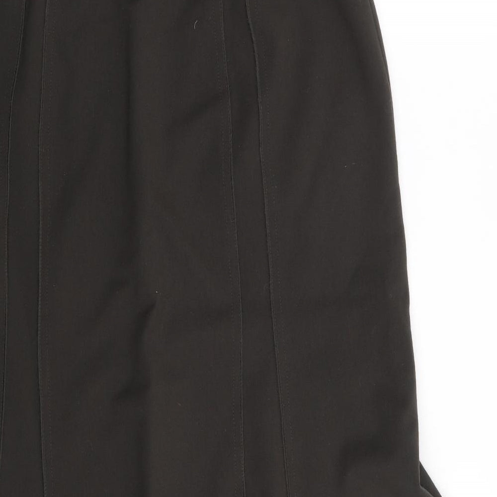 Gerry Weber Womens Green  Polyester Flare Skirt Size 28   Zip