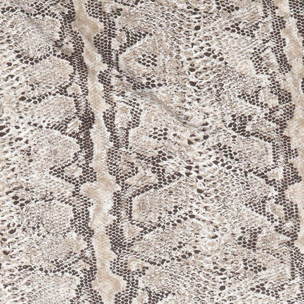 LOTD Womens Brown Animal Print Polyester Mini Skirt Size 10