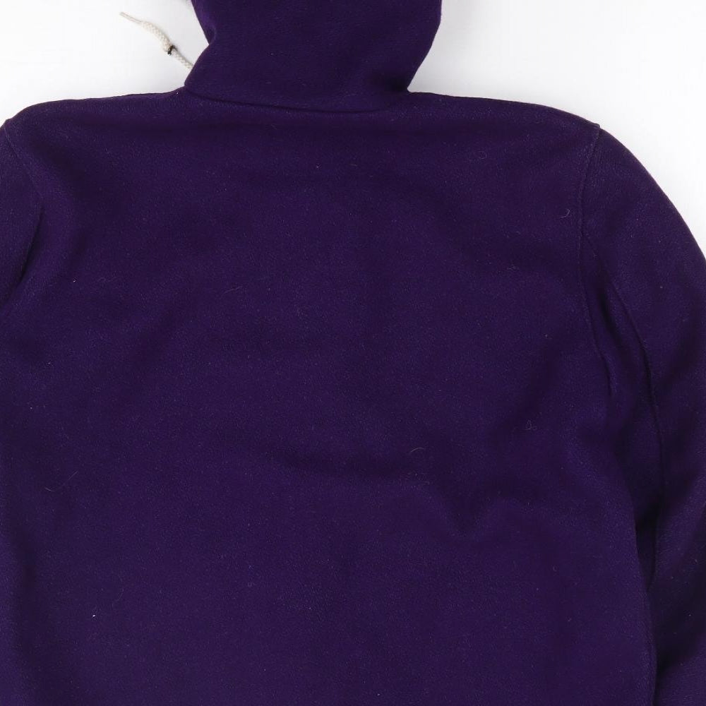 DeLong Sportswear Womens Purple   Jacket Coat Size S  Snap