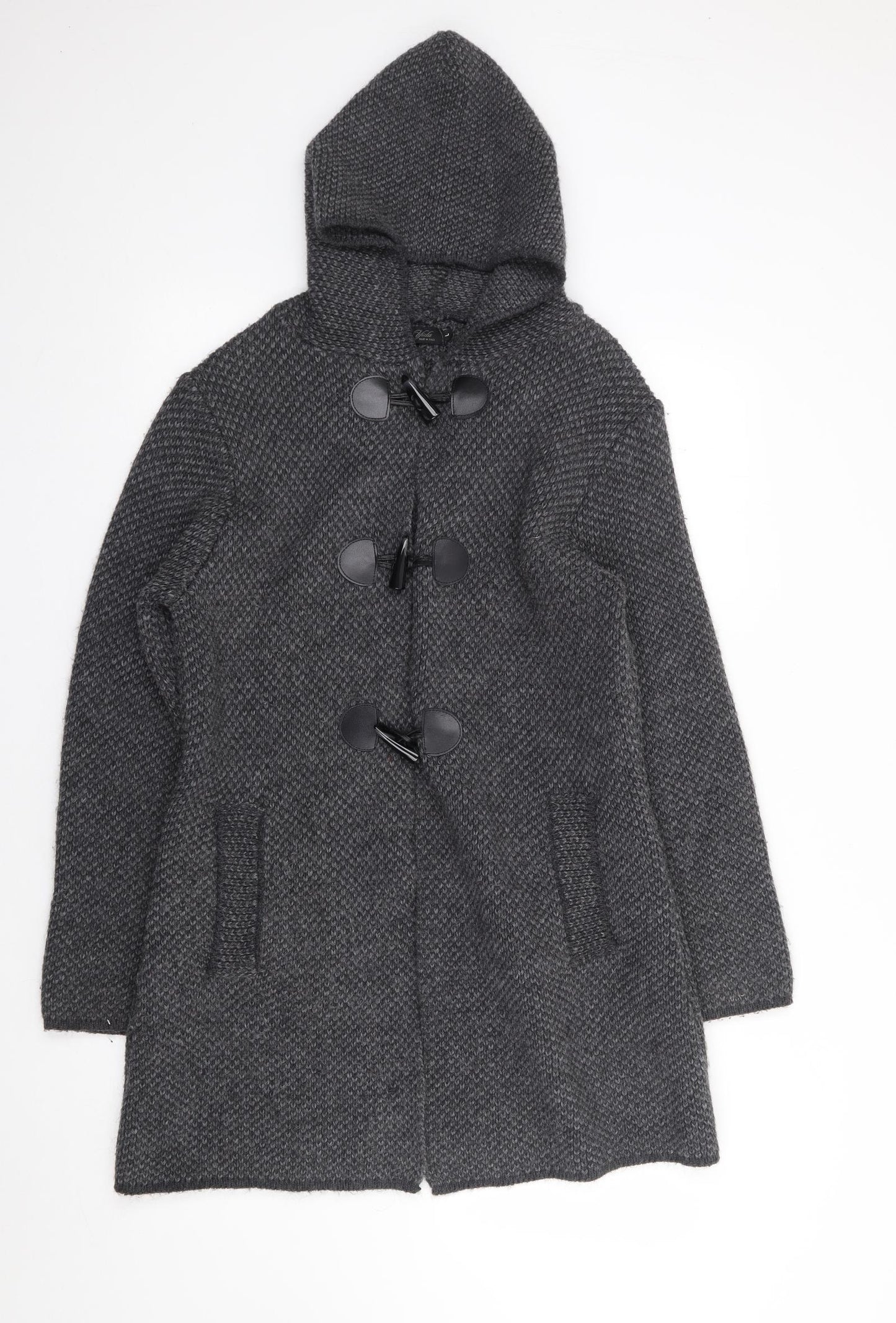 Yida Womens Grey   Jacket Coatigan Size L