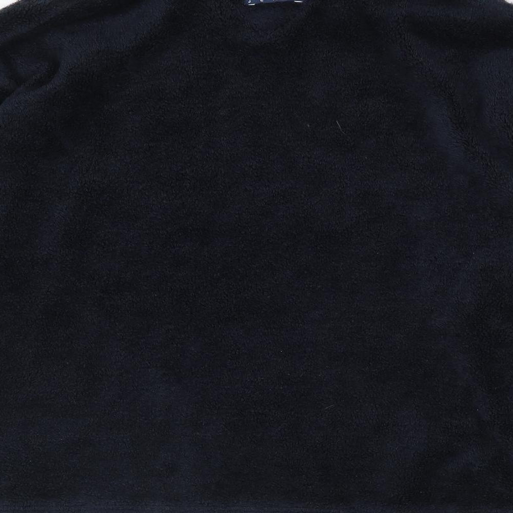 Tommy Hilfiger Mens Blue V-Neck  Acrylic Pullover Jumper Size L