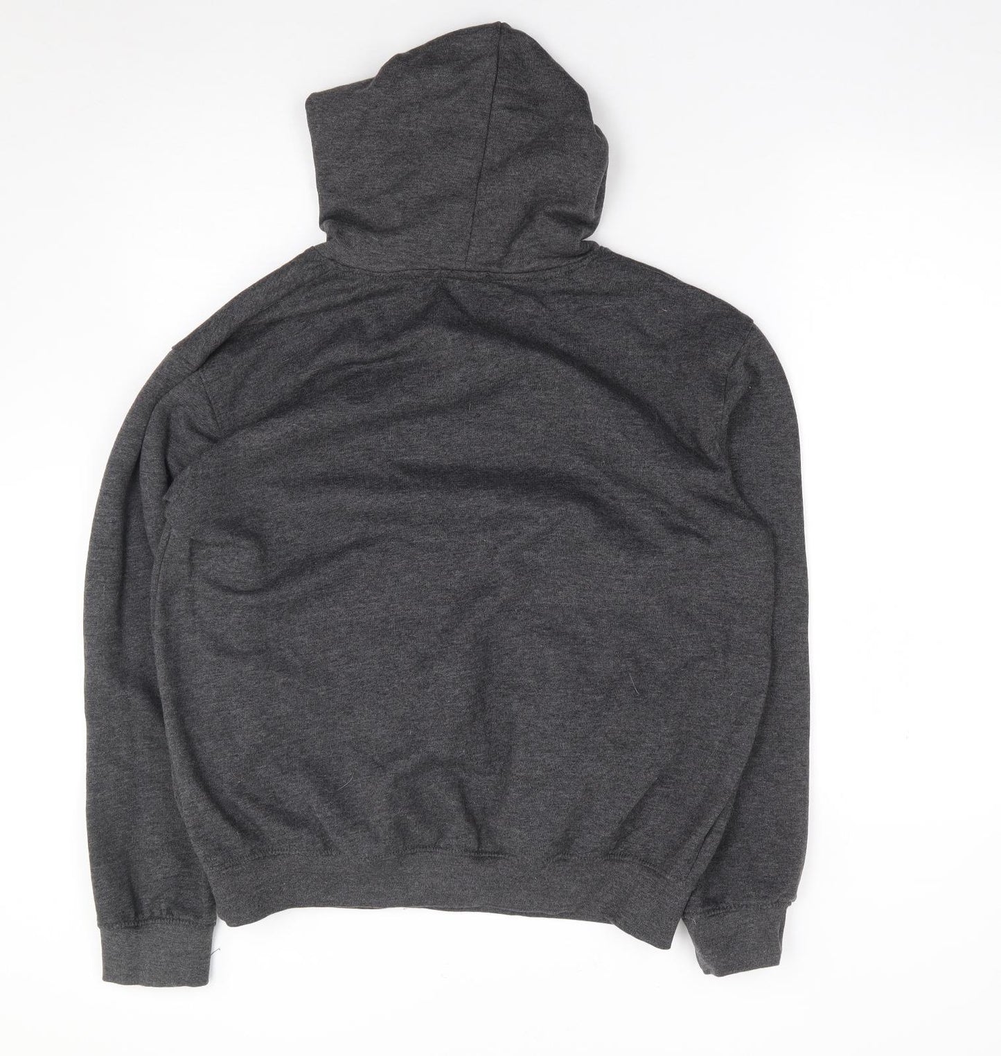 Pretty Little Thing Womens Grey  Cotton Pullover Hoodie Size M  Pullover