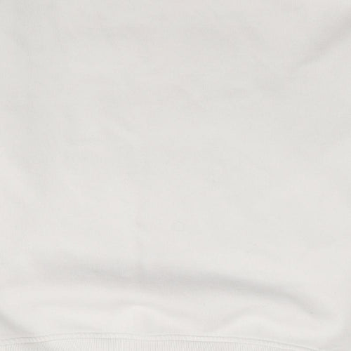 Gallery Womens Ivory  Cotton Pullover Sweatshirt Size XS  Pullover