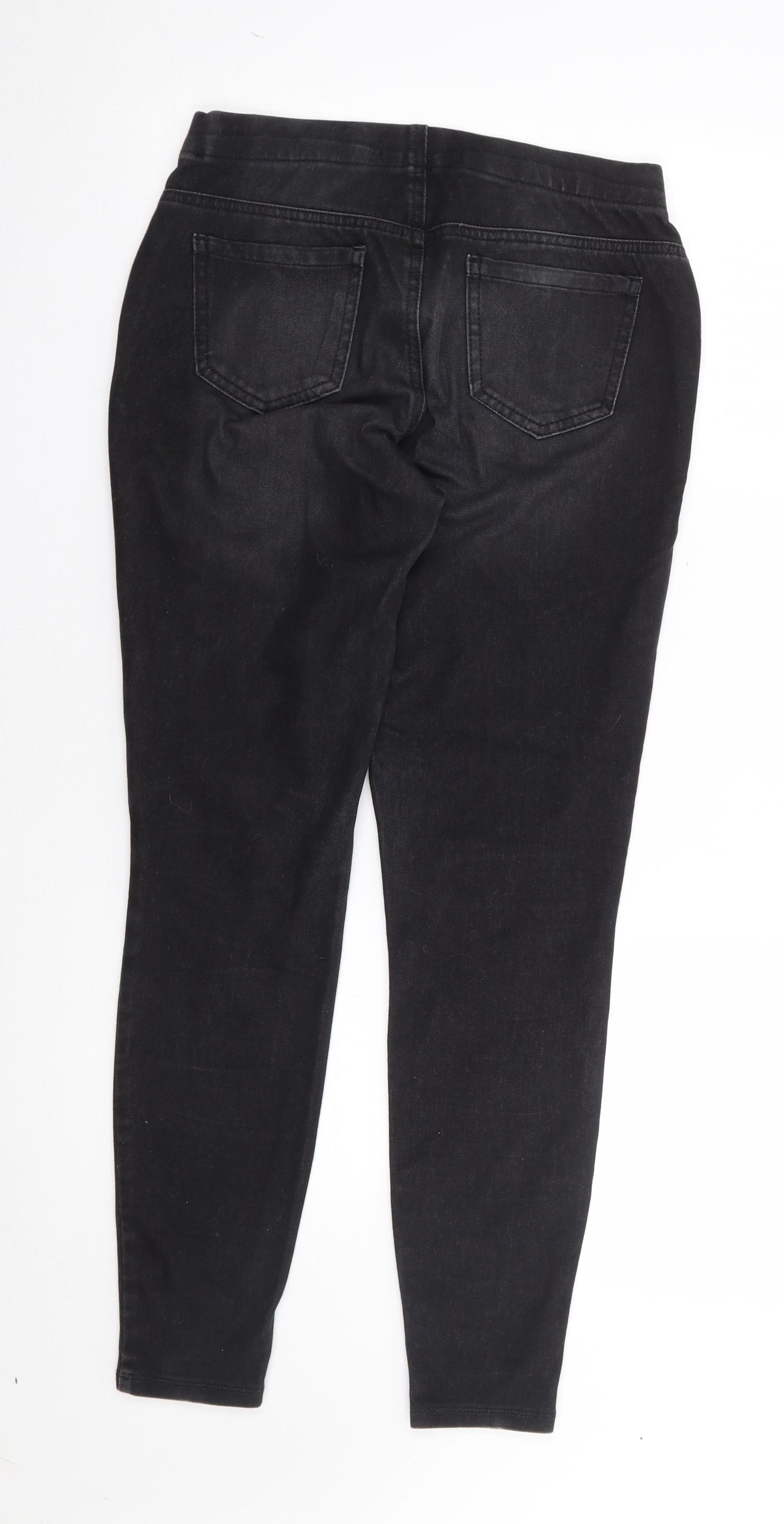 George Womens Black  Polyacrylate Fibre Jegging Jeans Size 10 L28 in Regular